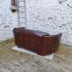 Leather club sofa