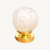 Vintage Art Nouveau globe lamp