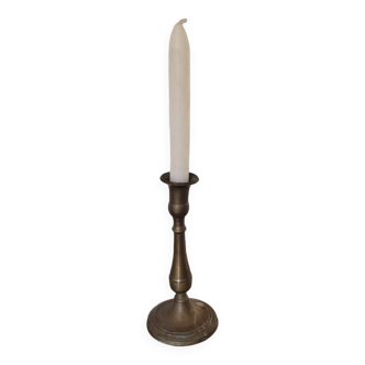 Simple brass candle holder