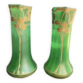 Paire de vase F. T. Legras – Becken et Auguste Helligenstein – Art nouveau