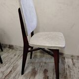 6 chaises en Skaï style scandinave
