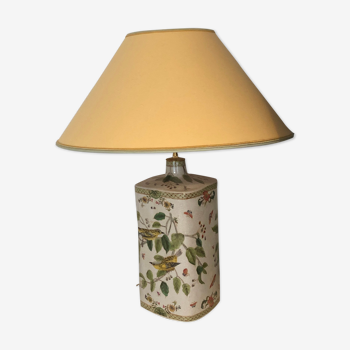 Lampe chinoise en céramique