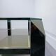 Table basse belgo chrom black