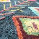 Azilal Style Carpet Blue cotton 80X180 cm