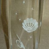 Badminton trophy paperweight