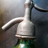 Siphon eau de seltz pyramide vert foncé