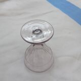 12 old bistro glasses