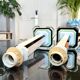 Modernist Art Deco lamps in opaline - 20th century lighting - Modern Design