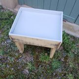 Petite table d'appoint ancienne en bois