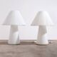Rare Large Vetri Murano Mushroom Table Lamps, 1970s
