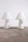 Rare Large Vetri Murano Mushroom Table Lamps, 1970s