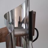 Wall light steel chrome year 70
