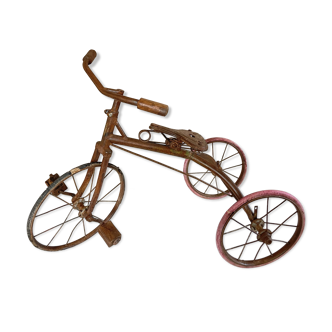 Old metal tricycle, vintage