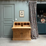 Commode anglaise, scriban en pin