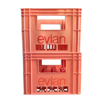 Evian bottle cases