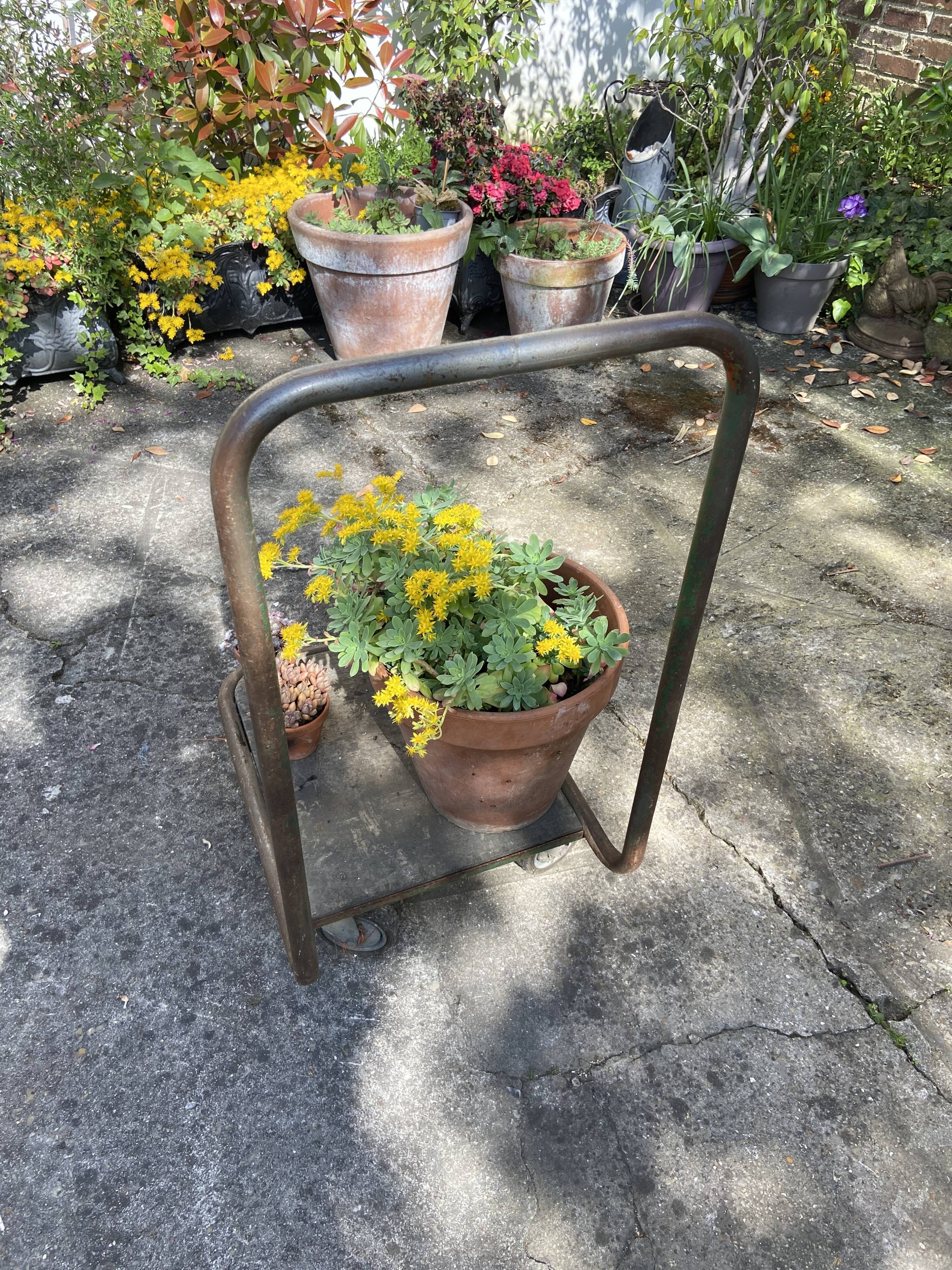 Vintage industrial trolley 1950
