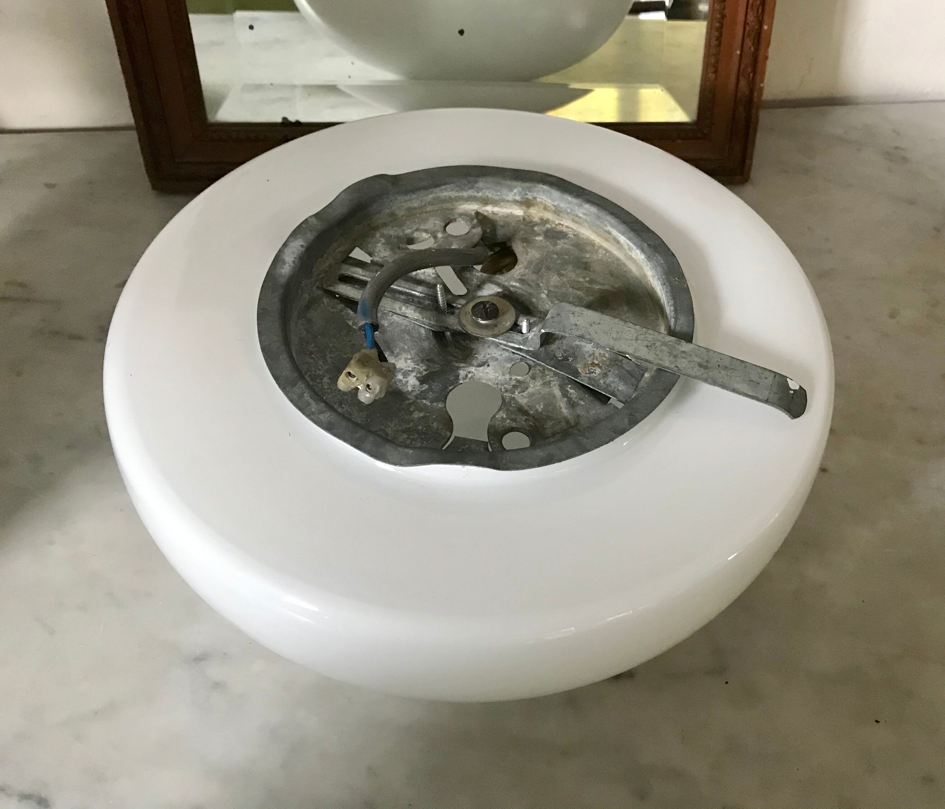 Ceiling vintage opaline