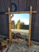 Miroir en bois tourné 1900