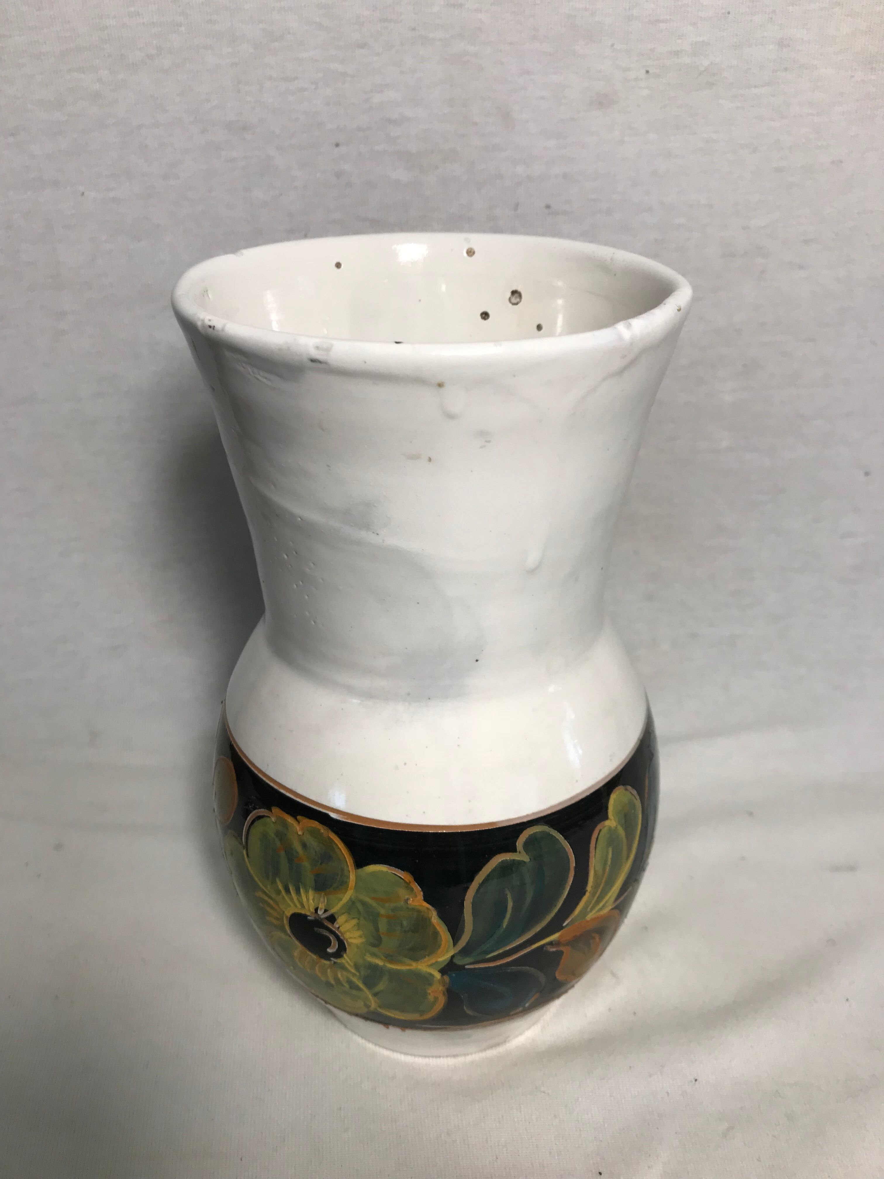 Old glazed ceramic vase
