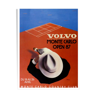 Original poster Volvo Monte Carlo open tennis Razzia