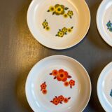 Assiettes creuses vintage Arcopal Lotus