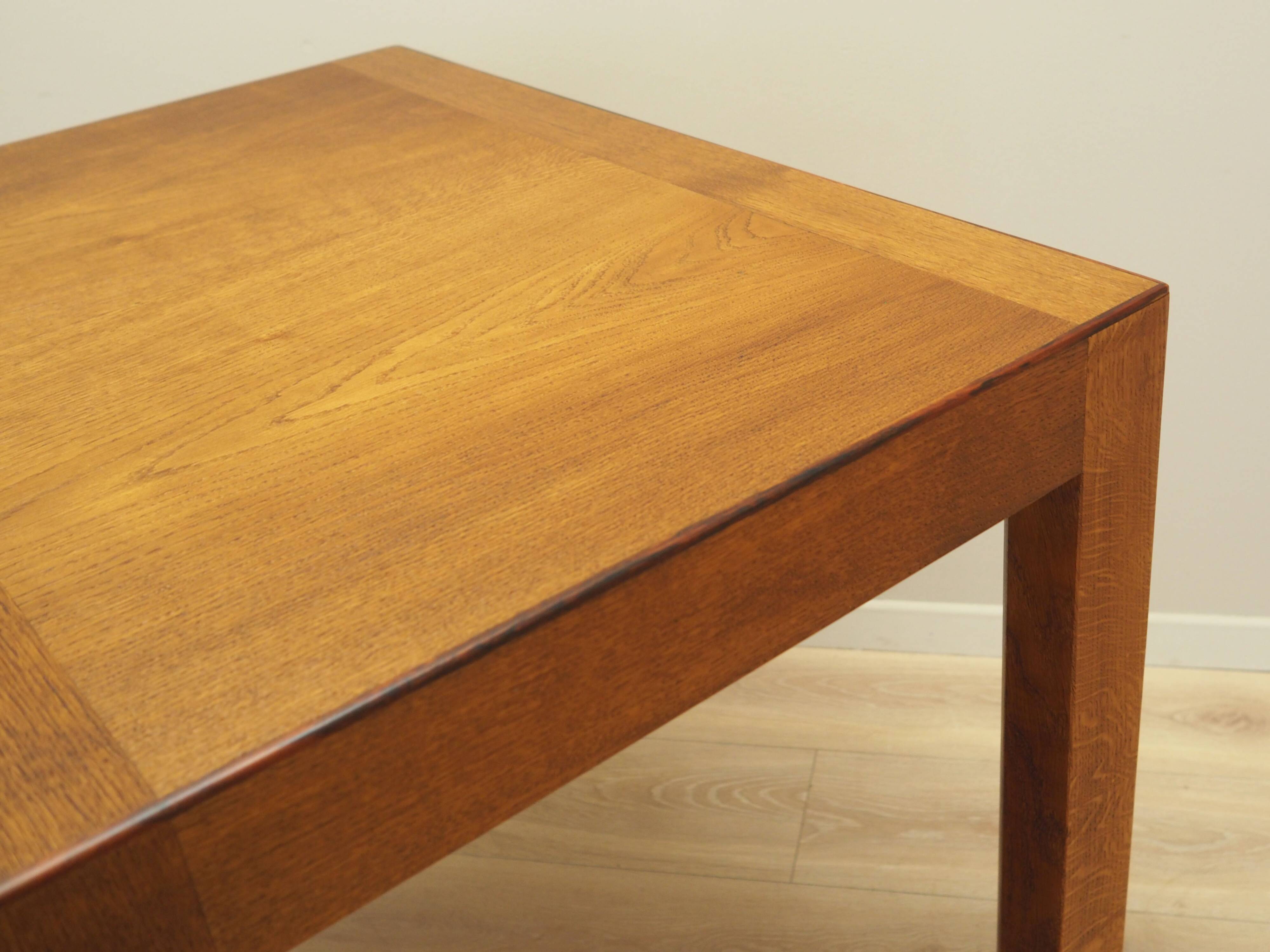Oak table, Danish design, 1970s, production: Denmark