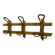 Italian rattan coat rack