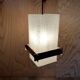 Vintage perspex pendant lamp