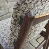 Set of 4 vintage Scandinavian teak chairs from the 1960s.