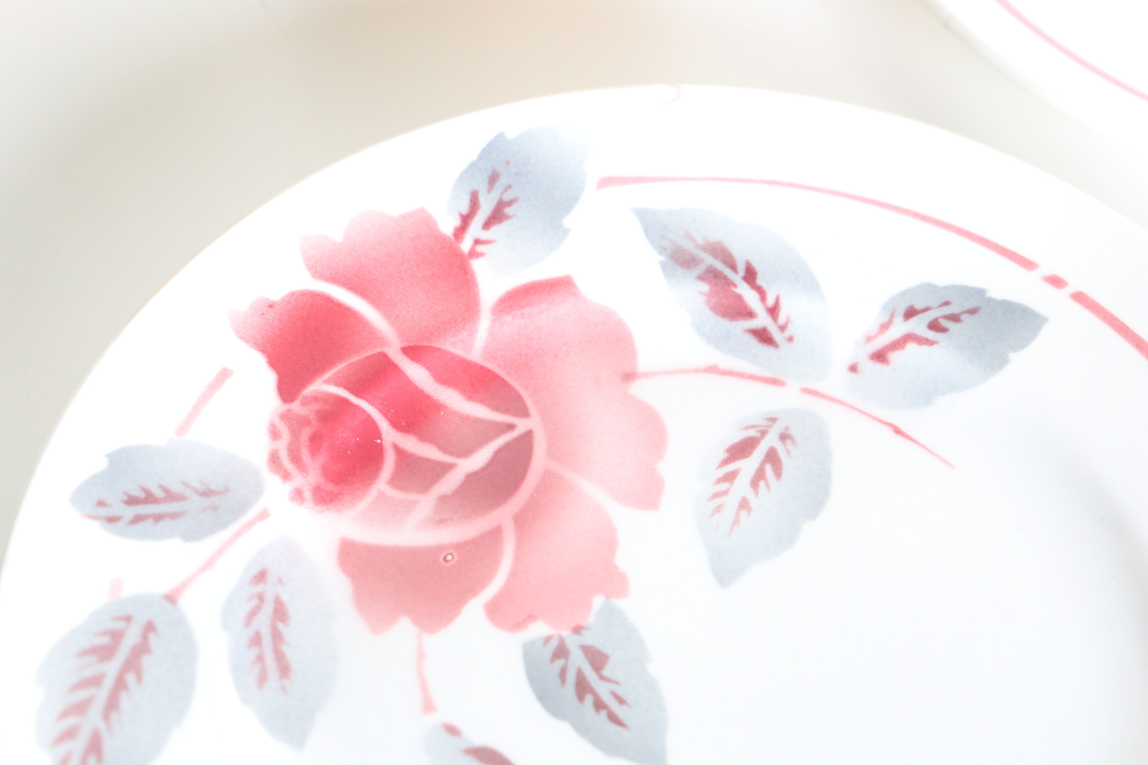 4 dessert plates Moulin des Wolves