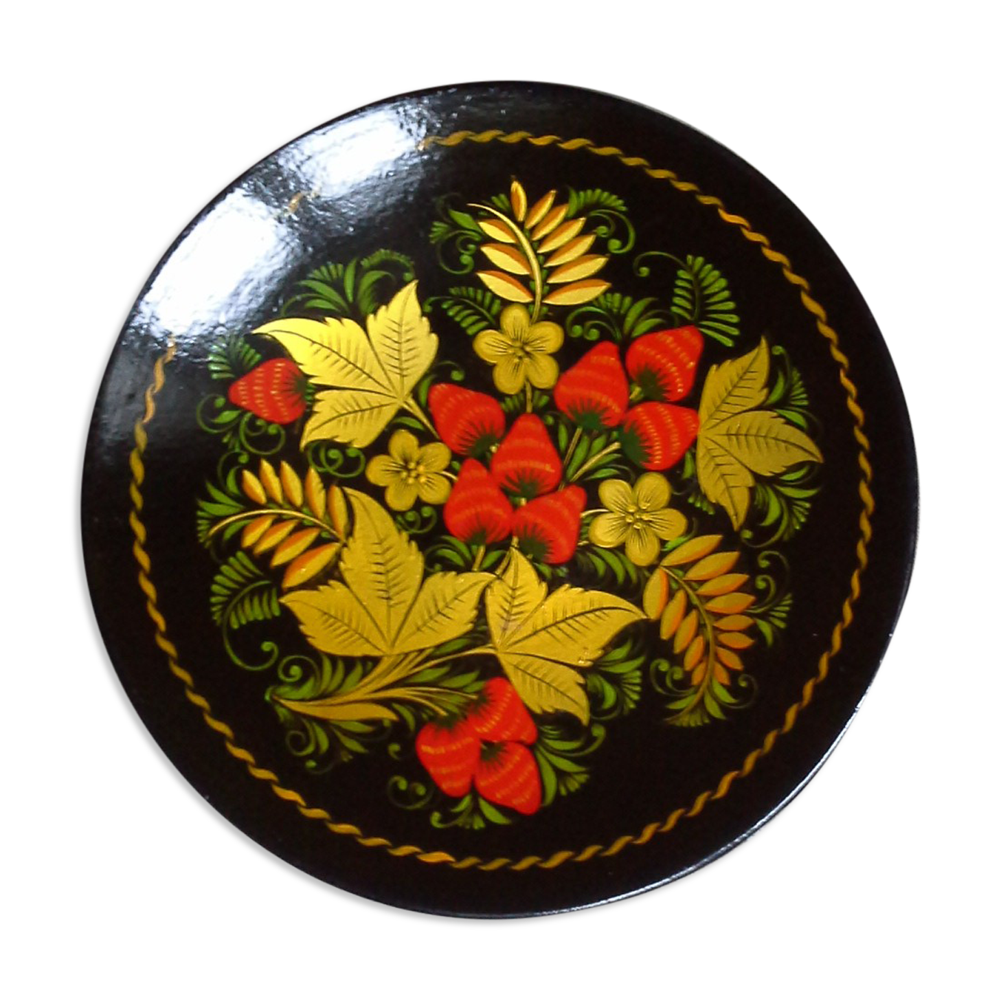 Decorated plate