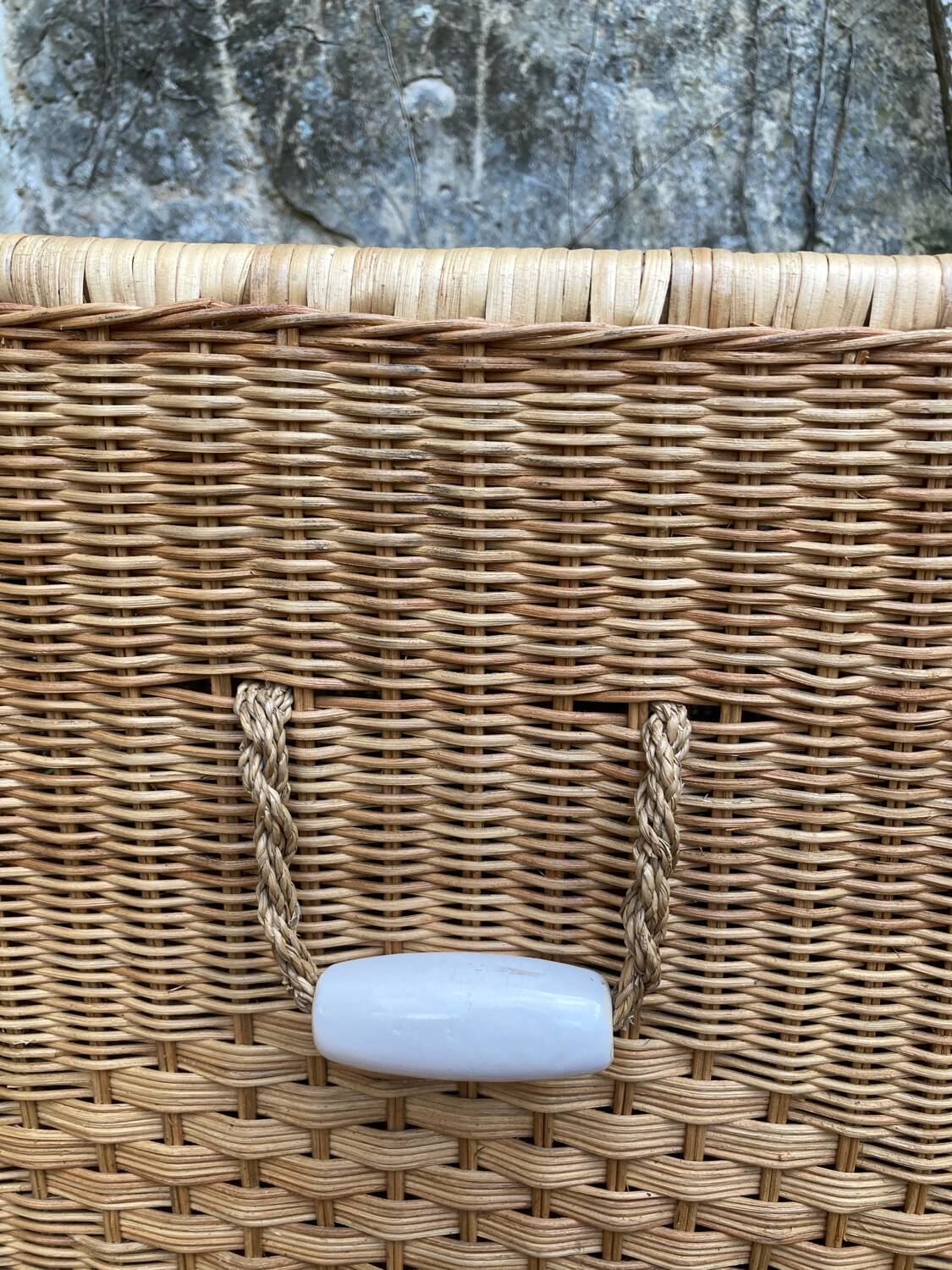 Vintage wicker chest