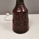 Ceramic table lamp in beautiful glaze, Danish and estimated from the 1970s.