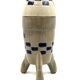 Ceramic rocket, spaceship bottle, France 1940s-1950s