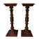 Pair of Renaissance-style stools in walnut - 19th century.