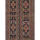 Vintage Turkish hallway rug 63x633 cm