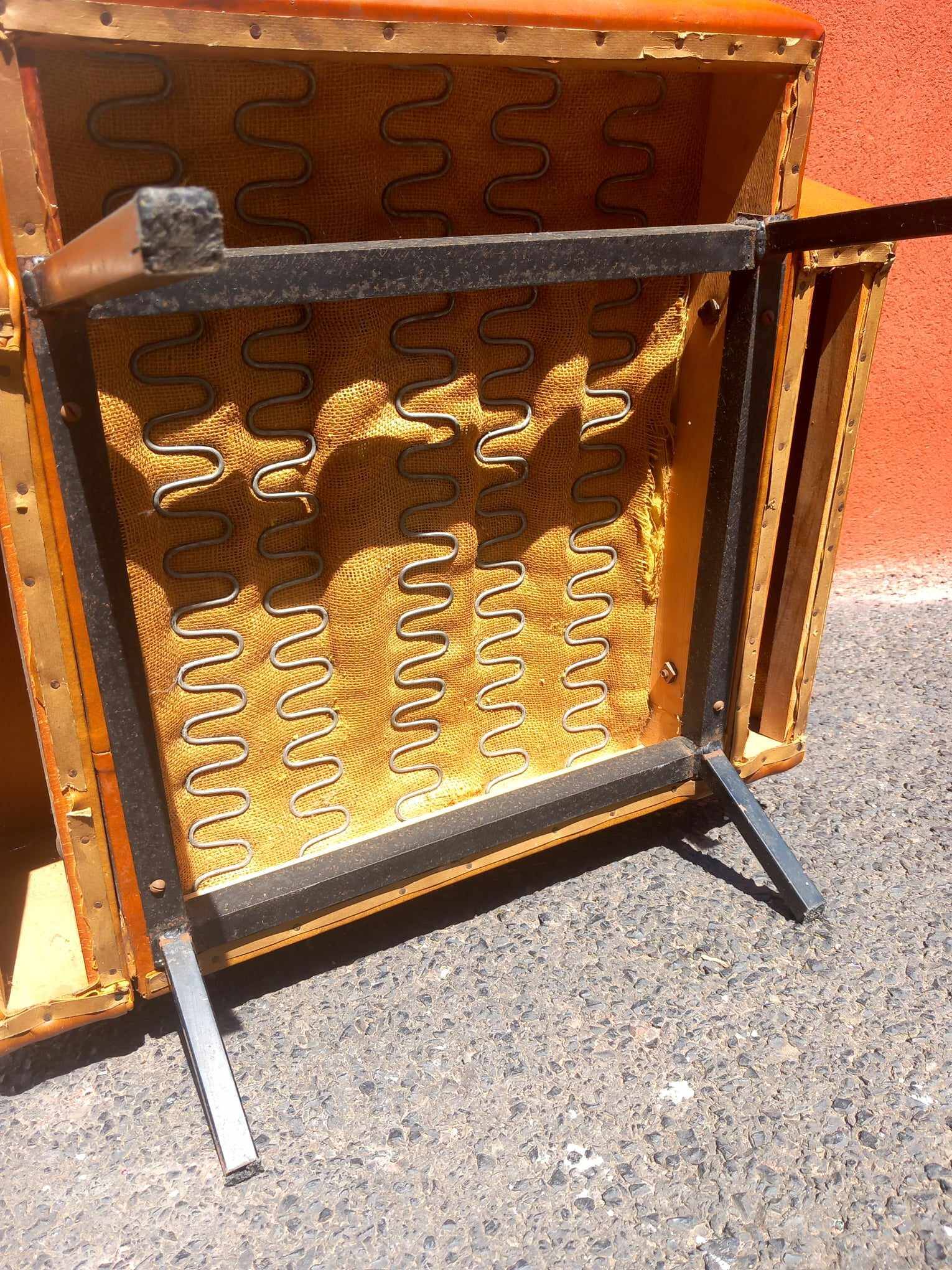 60's compass foot armchair