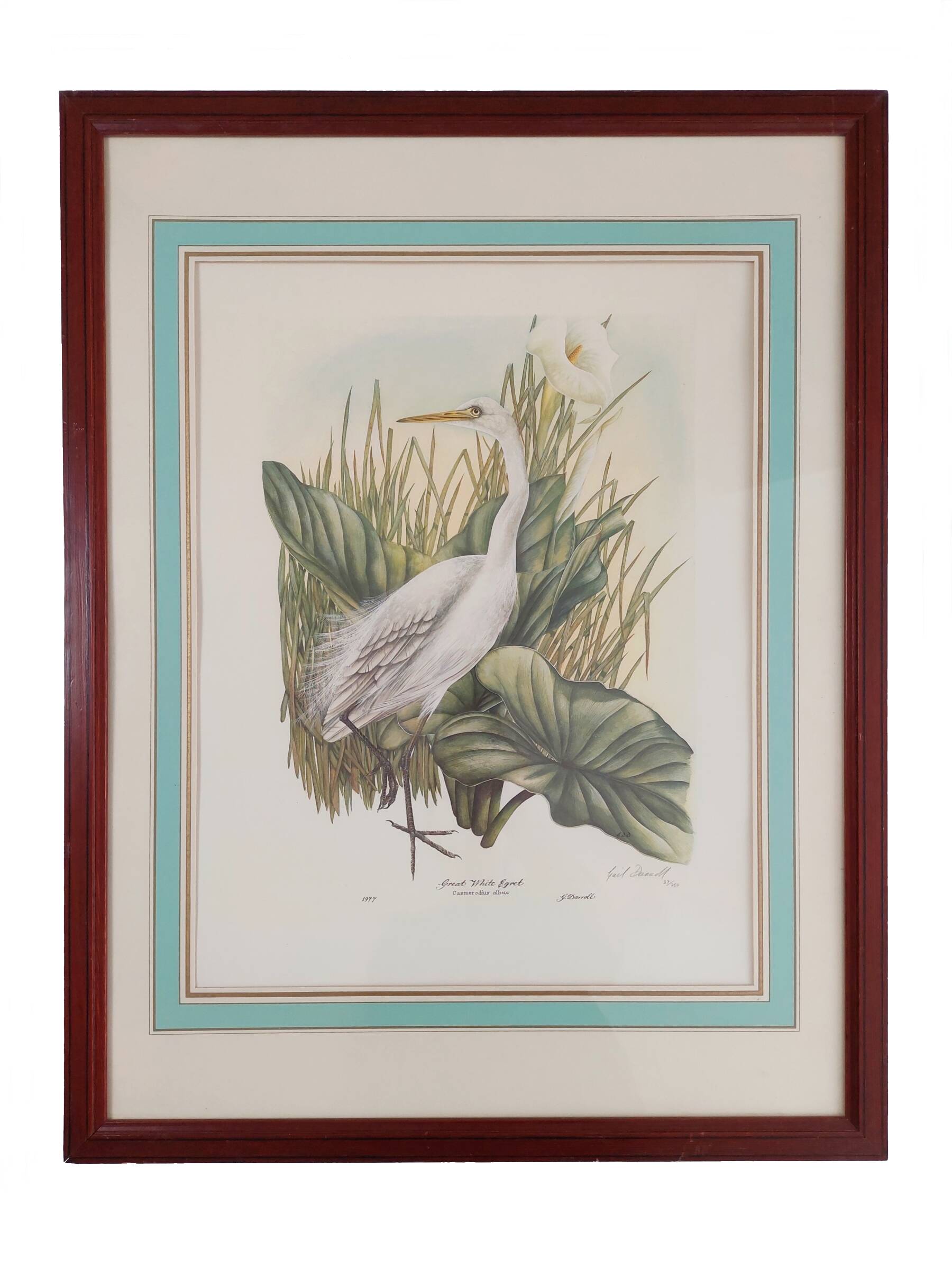 Pair of original lithographs signed in pencil by Gail Denise Darroll