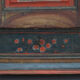 Wedding cabinet painted in folk art from rustic farm dated 1818