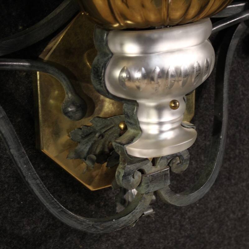 Great 20th-century Italian wall light by Banci, Florence