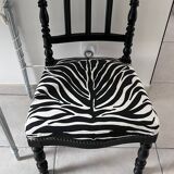 2 chaises basses Napoléon III