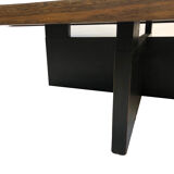 Vintage coffee table wenge hexagon 1960