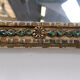 Mirror in stucco and coloured stones in the style of Creaciones Gobesso, Italy.