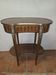 Table d'appoint rognon style Louis XVI en marqueterie
