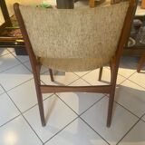 Set of 4 Scandinavian teak chairs