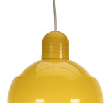 Yellow plastic 70s osram pendant lamp