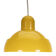 Suspension Osram en plastique jaune des années 70