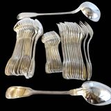 Silver-plated cutlery set, net model - 38 pieces