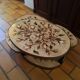 Table basse Georges Pelletier Vallauris La Roue Magnolias Vintage