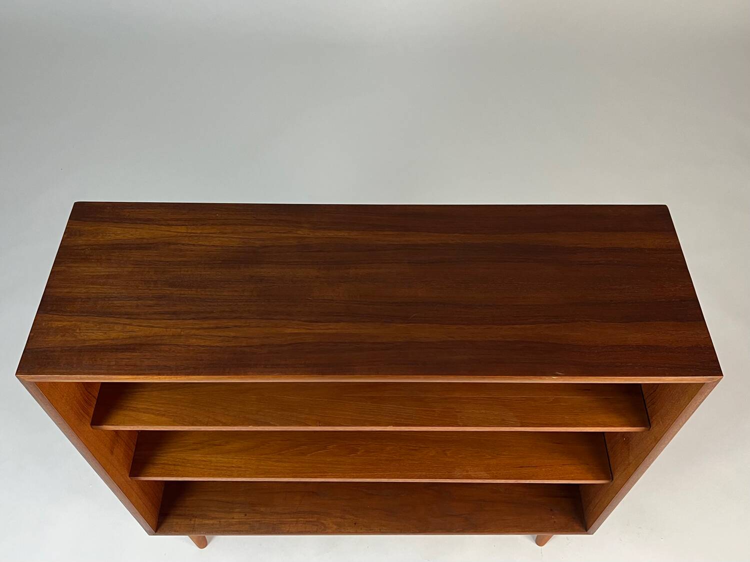 Mid-century teak bookcase shelf highboard 60s WK vintage